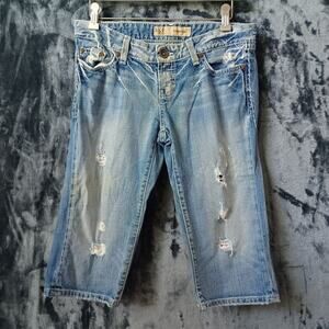 BKE Bermuda Sabrina Cotton Shorts 26